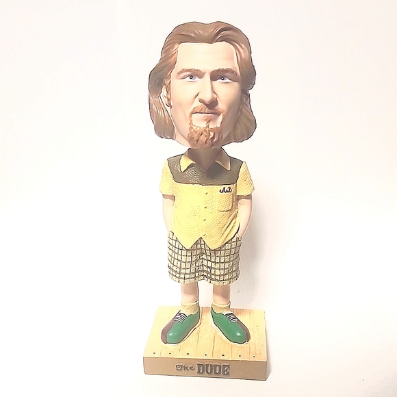 The Dude Bobble Head: The Big Lebowski Bowling ShirtBig Lebowski Bif Bang Pow! - Picture 1 of 3